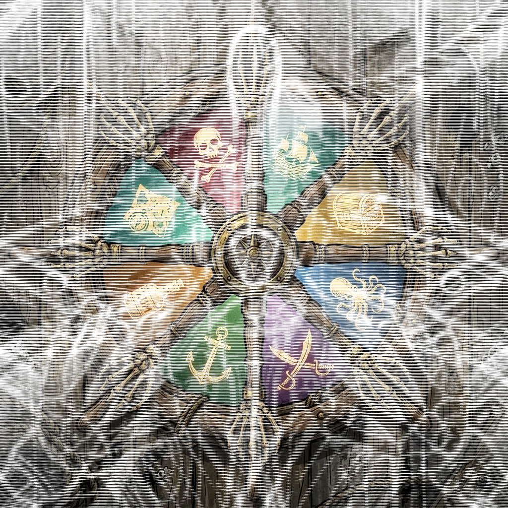 Wooden Ship Wheel
